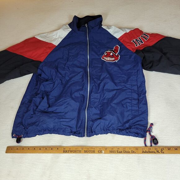 Vintage Mirage Windbreaker Atlanta Braves Jacket Mens Sz XL Sports NBL Baseball - Picture 4 of 16
